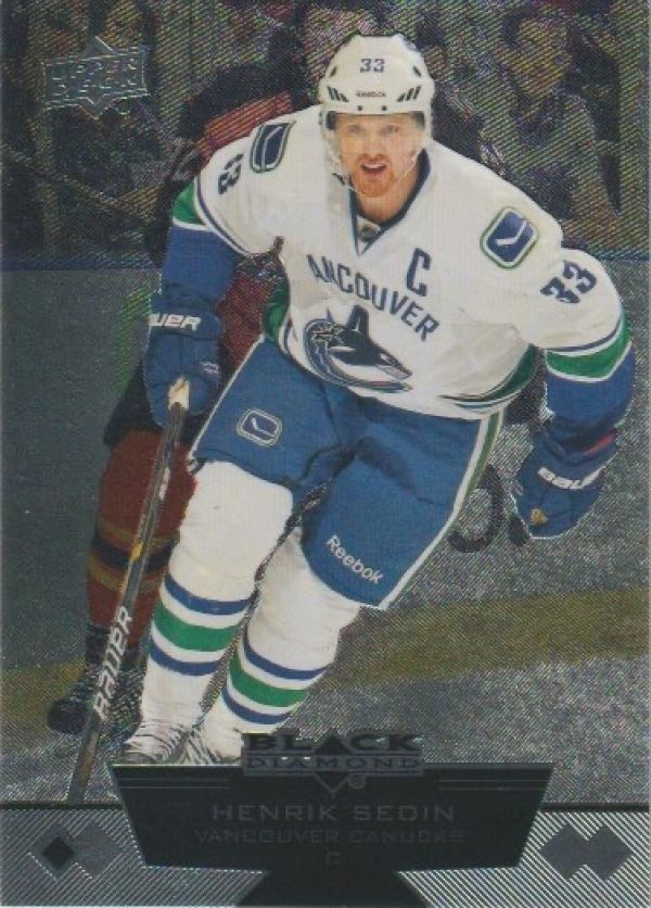 NHL 2012-13 Black Diamond - No 22 - Henrik Sedin