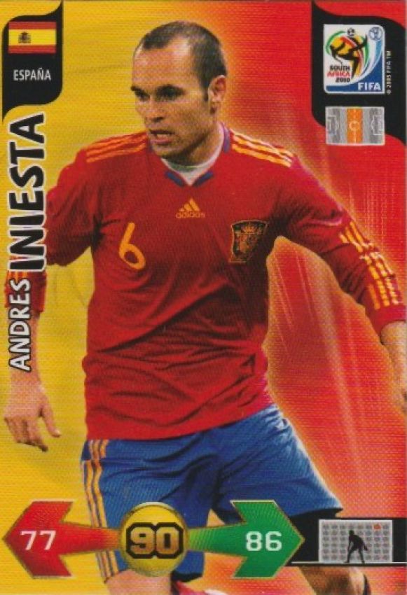 Fussball 2010 Panini Adrenalyn XL FIFA World Cup Südafrika - No 131 - Andres Iniesta