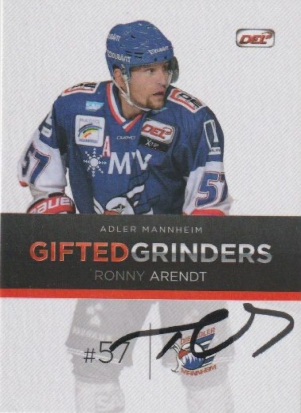 DEL 2014-15 CityPress Gifted Grinders - No GG07 - Ronny Arendt