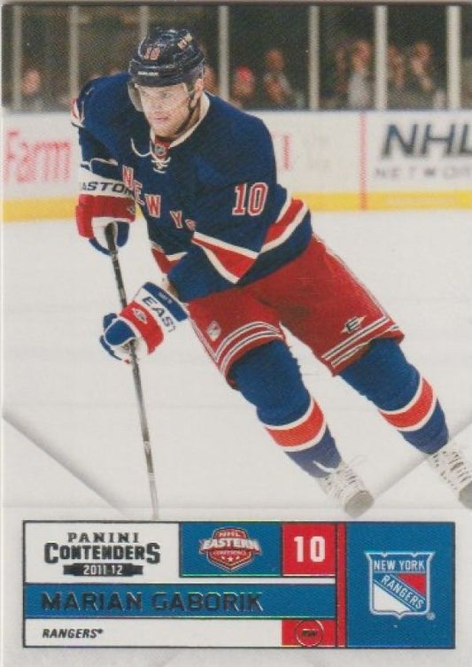 NHL 2011-12 Panini Contenders - No 78 - Marian Gaborik