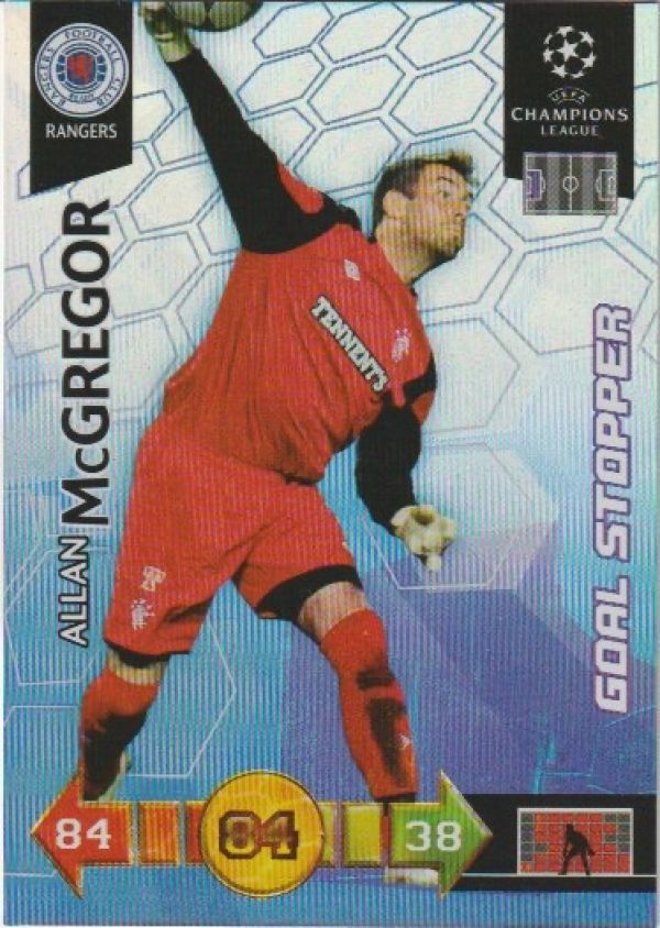 Football 2010-11 Panini Adrenalyn XL Champions League - No 229 - Allan McGregor