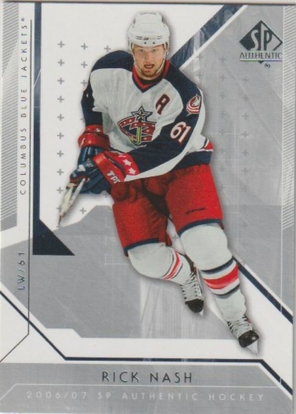 NHL 2006-07 SP Authentic - No 72 - Rick Nash