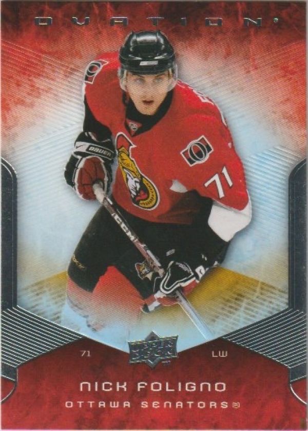 NHL 2008-09 Upper Deck Ovation - No 83 - Nick Foligno