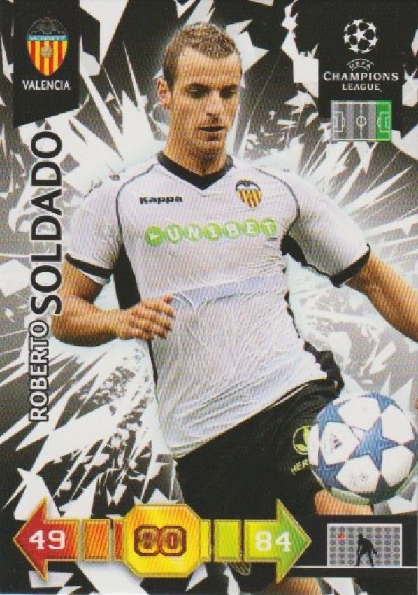 Football 2010-11 Panini Adrenalyn XL Champions League - No 347 - Roberto Soldado