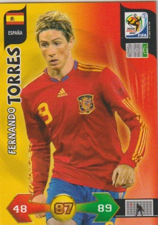 Soccer 2010 Panini Adrenalyn XL FIFA World Cup South Africa - No 136 - Fernando Torres