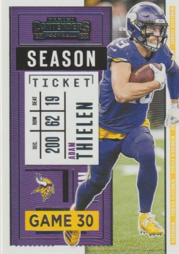 NFL 2020 Panini Contenders - No 46 - Adam Thielen