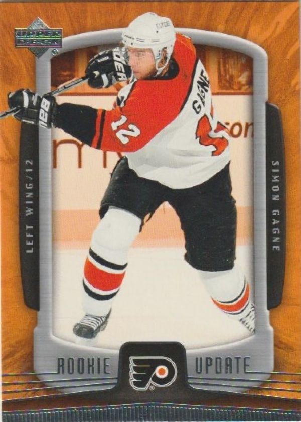 NHL 2005-06 Upper Deck Rookie Update - No 71 - Simon Gagne