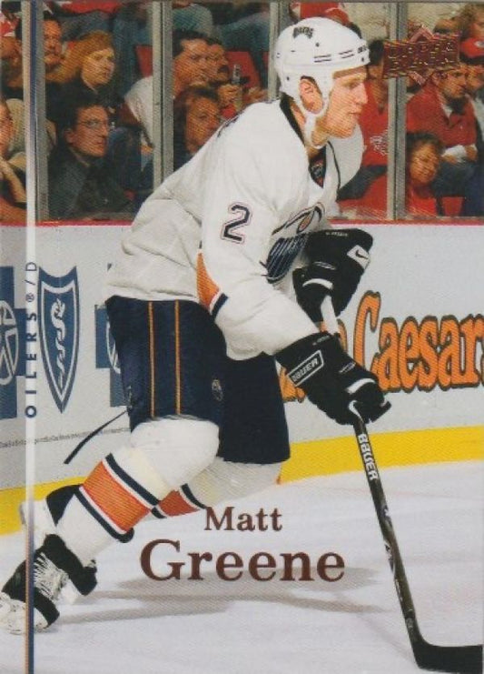 NHL 2007-08 Upper Deck - No. 317 - Matt Greene