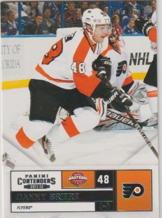 NHL 2011-12 Panini Contenders - No 48 - Danny Briere