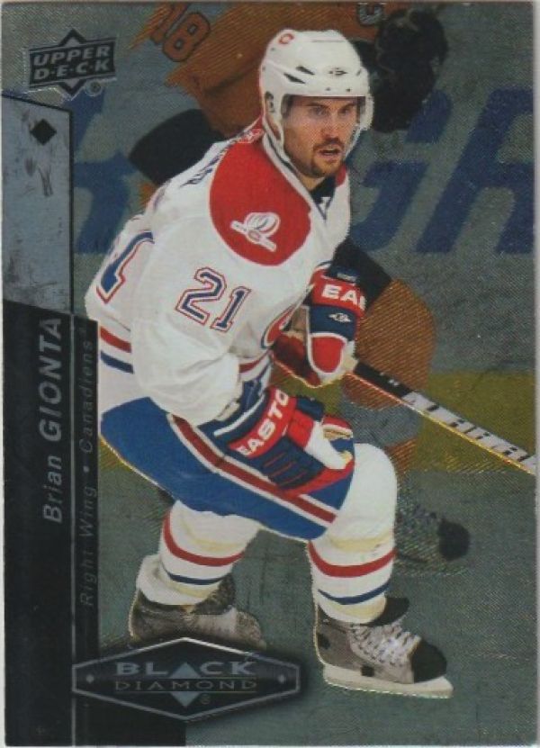 NHL 2010-11 Black Diamond - No 90 - Brian Gionta