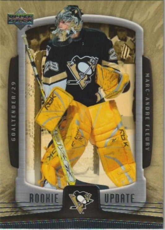 NHL 2005-06 Upper Deck Rookie Update - No 80 - Marc-Andre Fleury