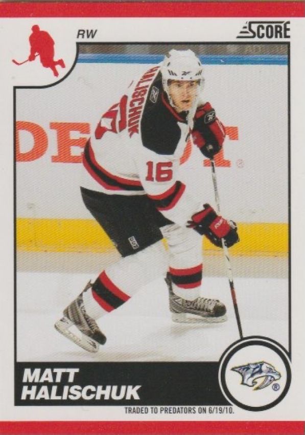 NHL 2010-11 Score - No 290 - Matt Halischuk