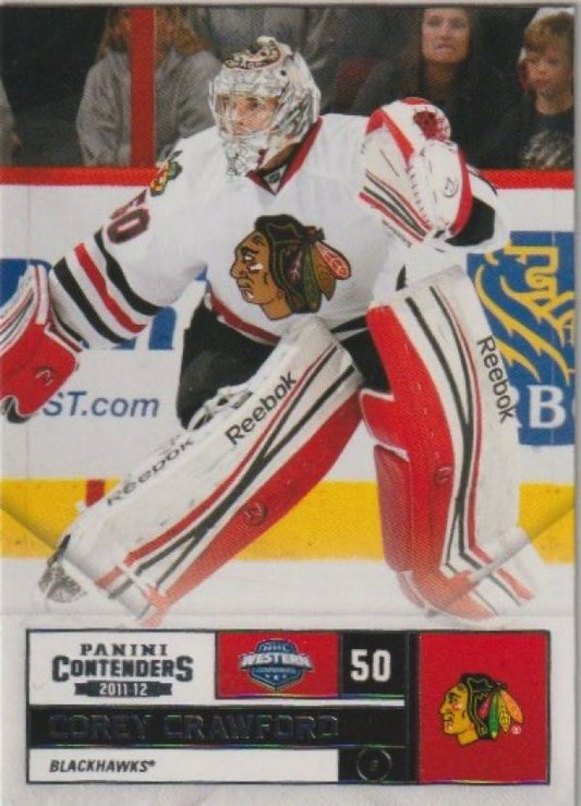 NHL 2011-12 Panini Contenders - No 50 - Corey Crawford