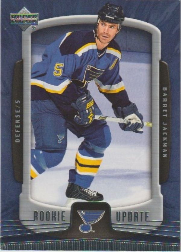 NHL 2005-06 Upper Deck Rookie Update - No 86 - Barret Jackman