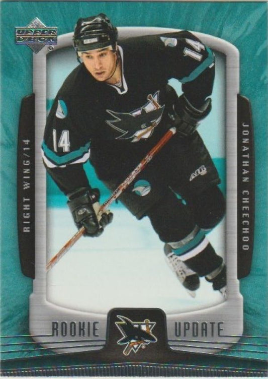 NHL 2005-06 Upper Deck Rookie Update - No 84 - Jonathan Cheechoo