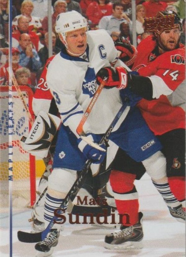 NHL 2007-08 Upper Deck - No 402 - Mats Sundin