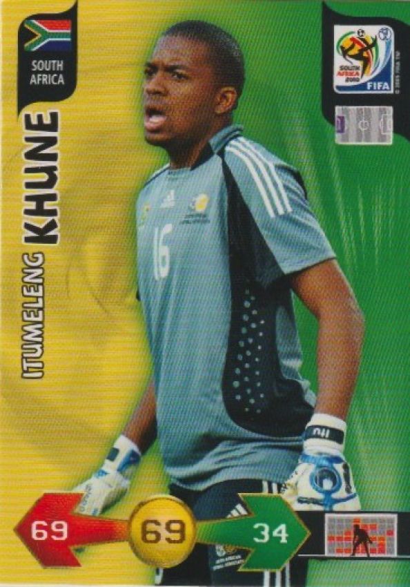 Soccer 2010 Panini Adrenalyn XL FIFA World Cup South Africa - No 307 - Itumeleng Khune