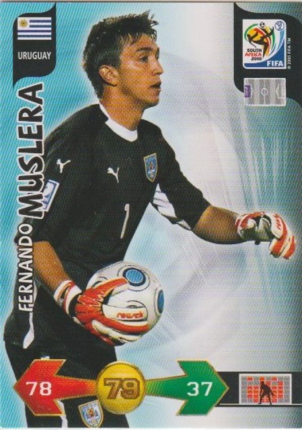 Soccer 2010 Panini Adrenalyn XL FIFA World Cup South Africa - No 332 - Fernando Muslera