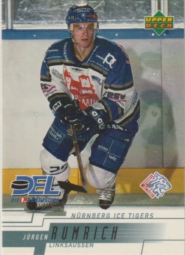 DEL 2000 / 01 Upper Deck - No 186 - Jürgen Rumrich