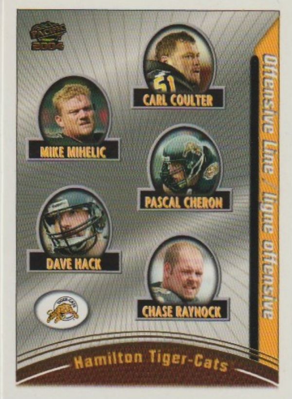 NFL 2004 Pacific CFL - No 37 - Carl Coulter / Mike Mihelic / Pascal Cheron / Dave Hack / Chase Raynock