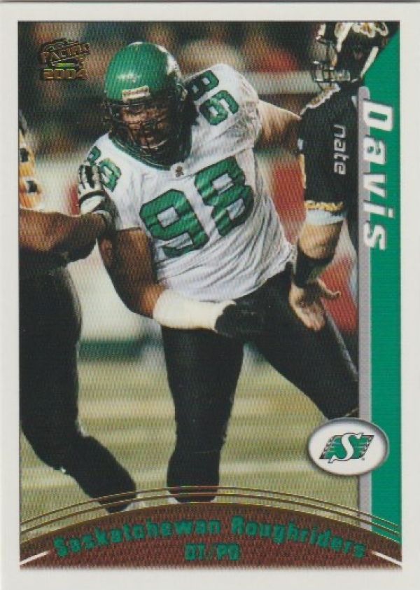 NFL 2004 Pacific CFL - No. 75 - Nate Davis