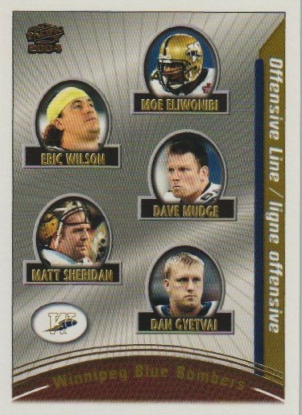 NFL 2004 Pacific CFL - No 98 - Mo Elewonibi / Eric Wilson / Dave Mudge / Matt Sheridan / Dan Gyetvai