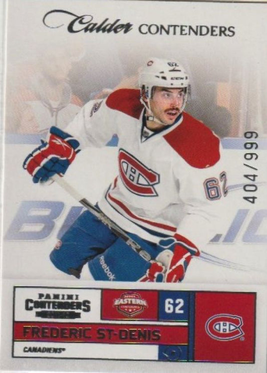 NHL 2011-12 Panini Contenders - No 174 - Frederic St-Denis