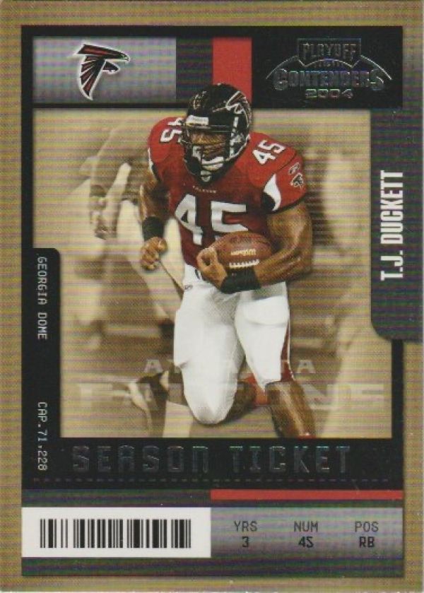 NFL 2004 Playoff Contenders - No 6 - T.J. Duckett