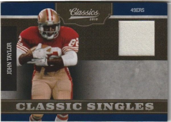 NFL 2010 Classics Classic Singles Jerseys - No 16 - John Taylor