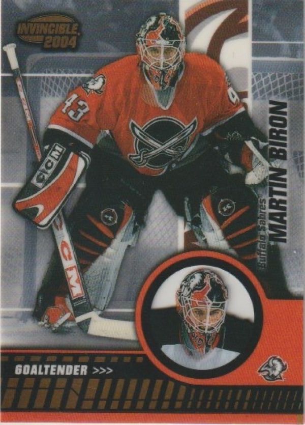 NHL 2003-04 Pacific Invincible - No 9 - Martin Biron