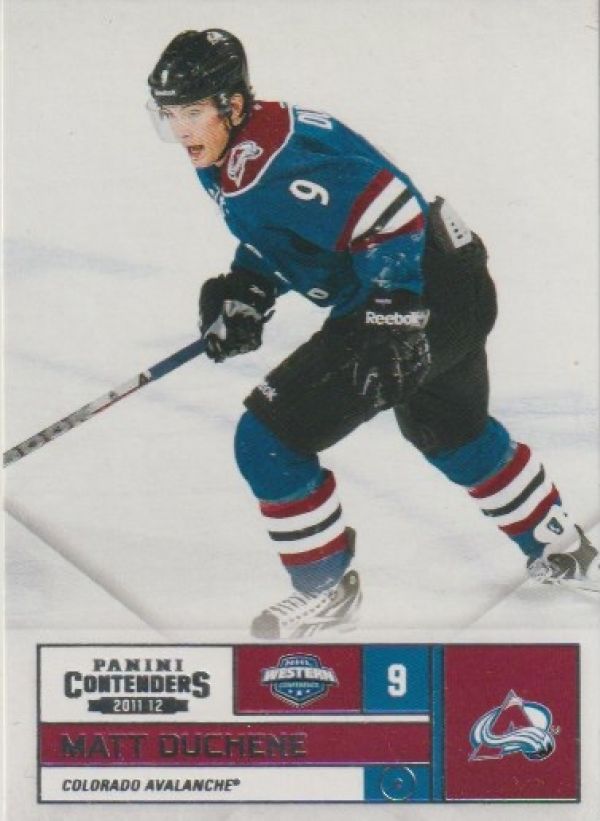 NHL 2011-12 Panini Contenders - No 9 - Matt Duchene