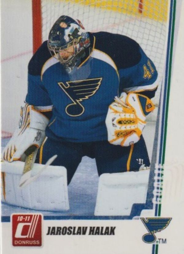 NHL 2010-11 Donruss - No 139 - Jaroslav Halak