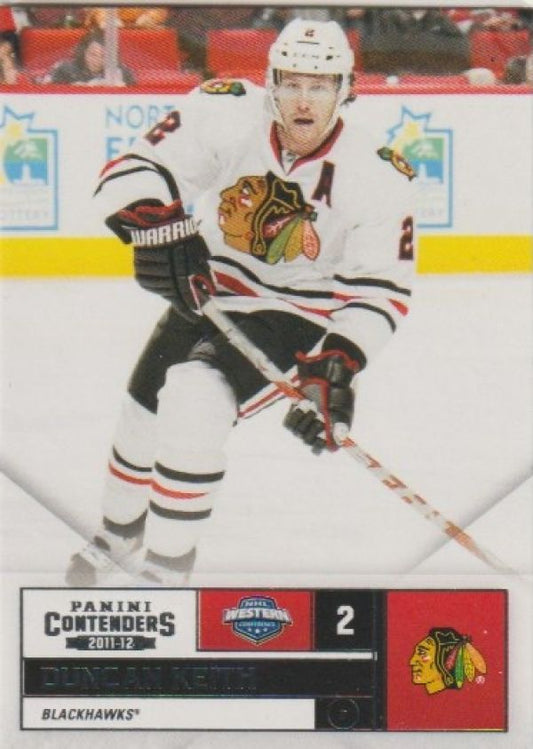 NHL 2011-12 Panini Contenders - No 2 - Duncan Keith