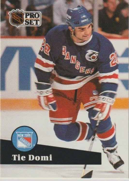 NHL 1991-92 ProSet - No 440 - Tie Domi