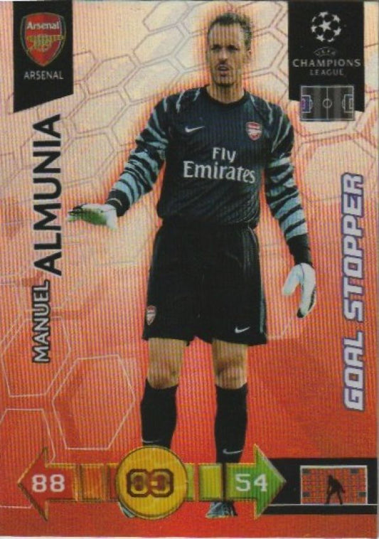 Football 2010-11 Panini Adrenalyn XL Champions League - No 16 - Manuel Almunia