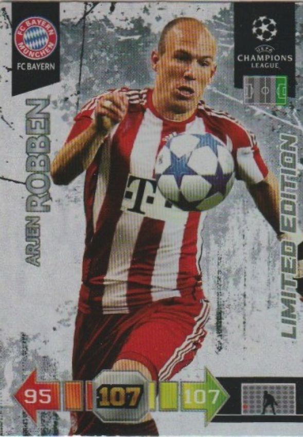 Fussball 2010-11 Panini Adrenalyn XL Champions League - No LE - Arjen Robben