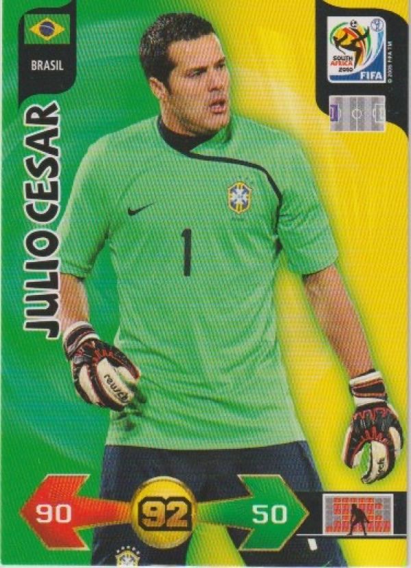 Soccer 2010 Panini Adrenalyn XL FIFA World Cup South Africa - No 33 - Julio Cesar