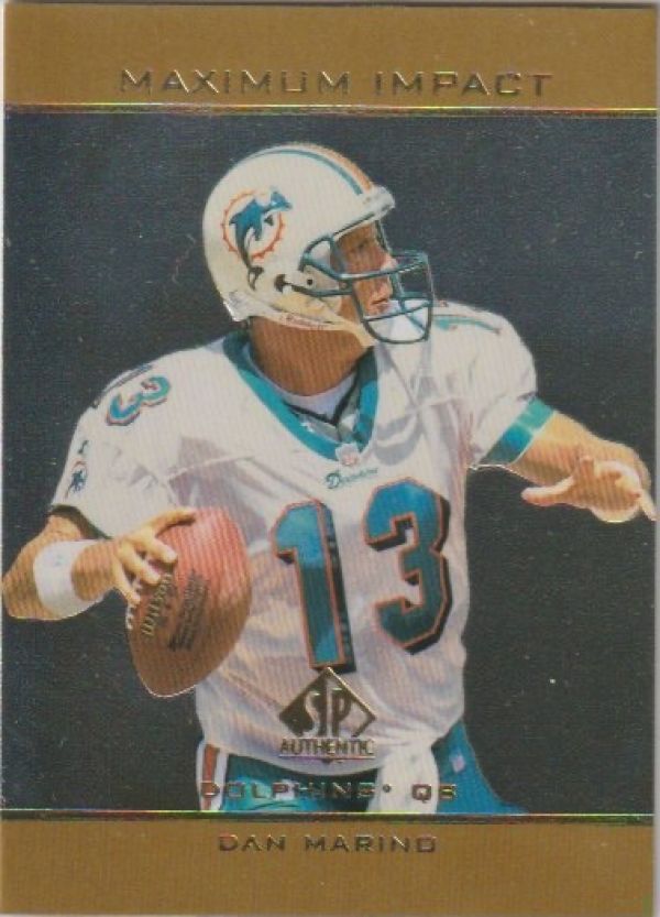 NFL 1998 SP Authentic Maximum Impact - No SE 13 - Dan Marino