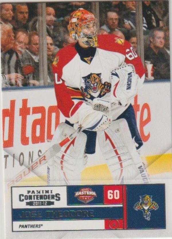 NHL 2011-12 Panini Contenders - No 60 - Jose Theodore