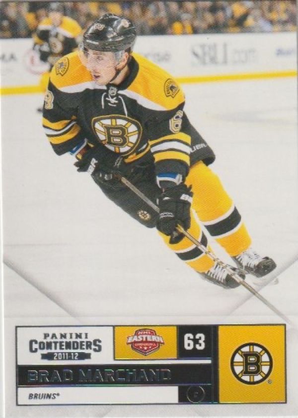 NHL 2011-12 Panini Contenders - No 63 - Brad Marchand