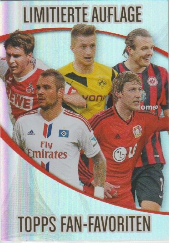 Soccer 2014-15 Topps Chrome - No L3 - Top fan favorites