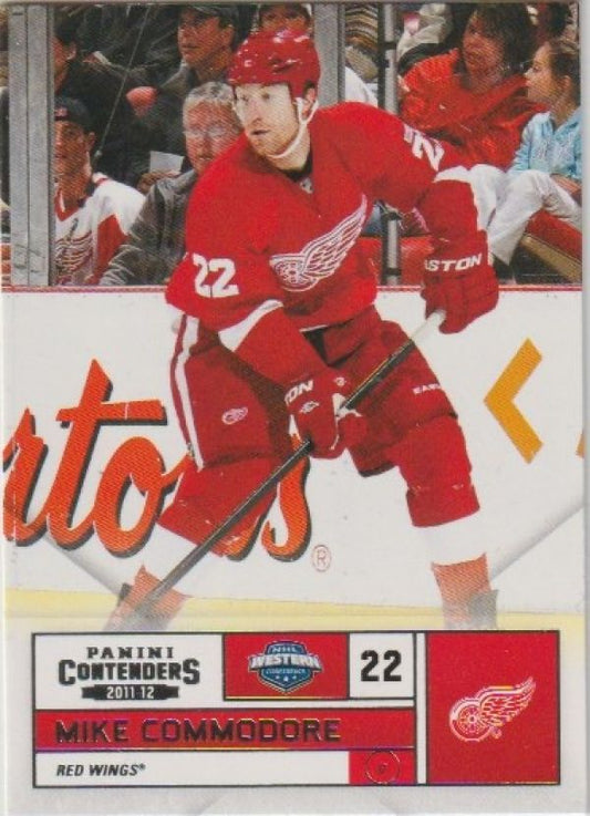 NHL 2011-12 Panini Contenders - No 64 - Mike Commodore