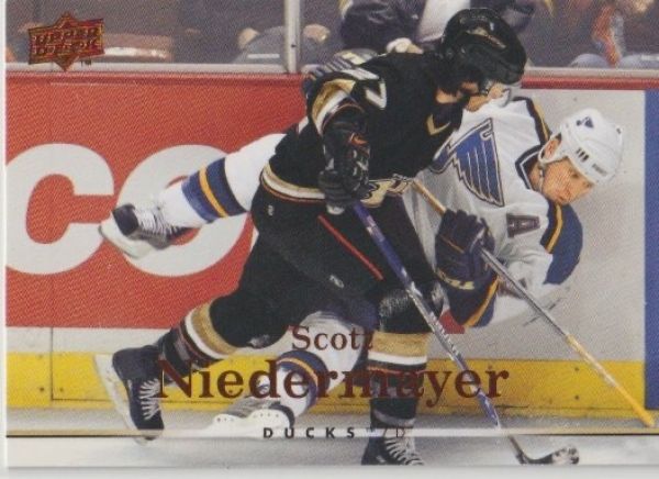 NHL 2007-08 Upper Deck - No. 321 - Scott Niedermayer