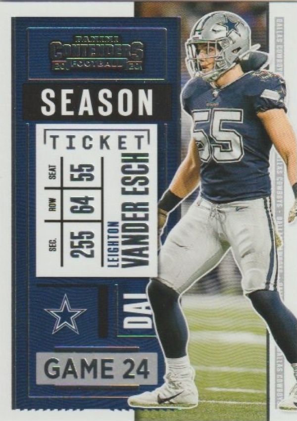 NFL 2020 Panini Contenders - No 76 - Leighton Vander Esch