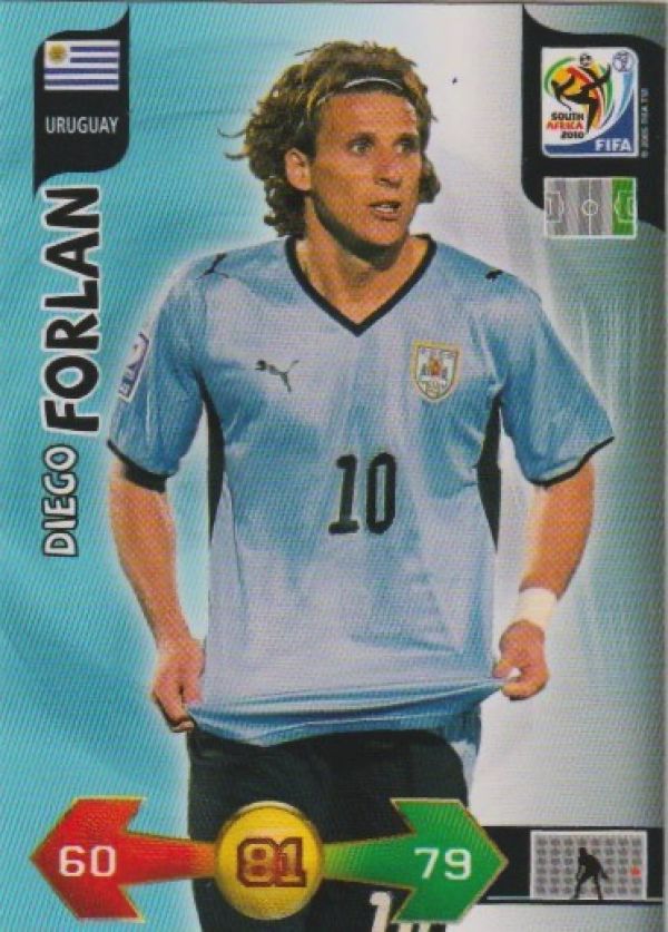 Soccer 2010 Panini Adrenalyn XL FIFA World Cup South Africa - No 336 - Diego Forlan