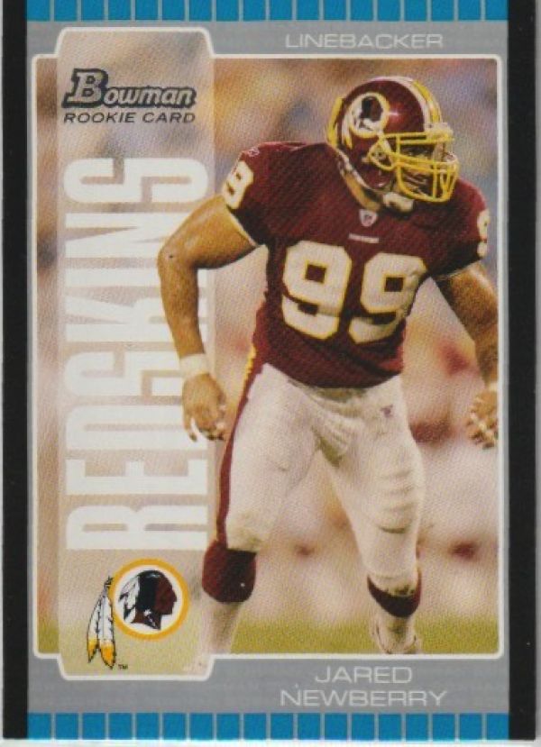 NFL 2005 Bowman - No. 241 - Jared Newberry