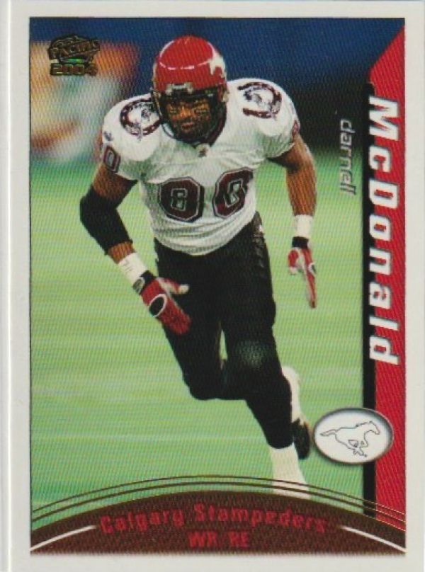 NFL 2004 Pacific CFL - No 20 - Darnell McDonald