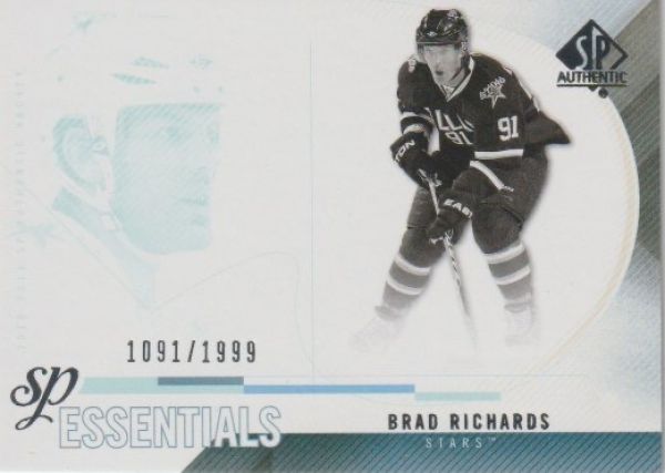 NHL 2010-11 SP Authentic - No 191 - Brad Richards