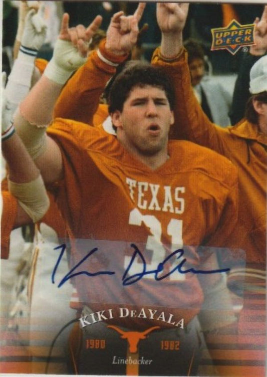 NFL 2011 Upper Deck Texas Autographs - No 46 - Kiki DeAyala