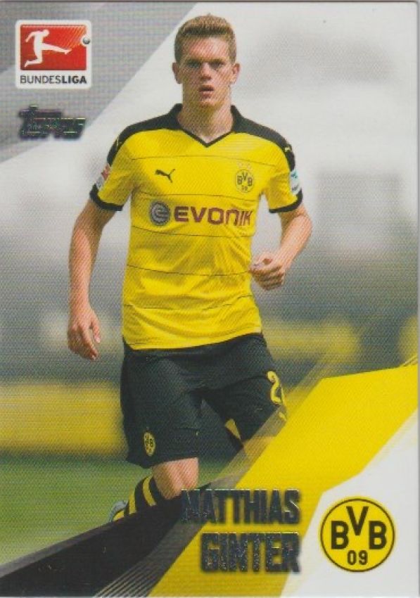 Fussball 2015-16 Topps Chrome Bundesliga - No 49 - Matthias Ginter